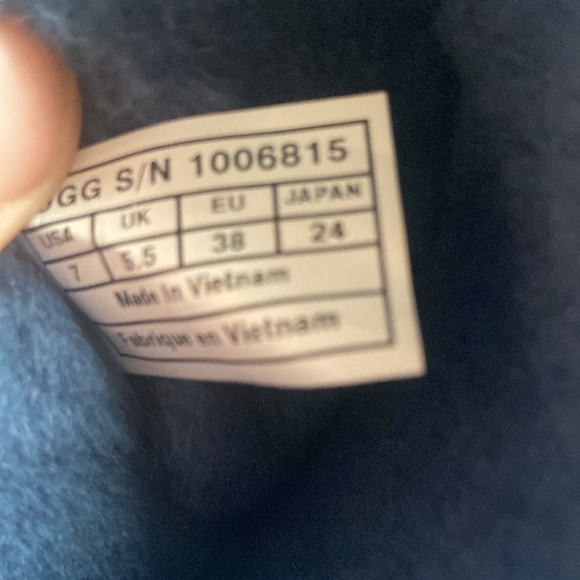 UGG Bailey bow glitter cheetah black boots Sz 7 - Picture 7 of 7